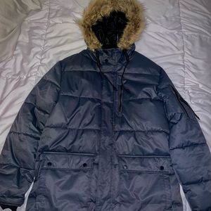 Member Only mens snorkel puffer jacket